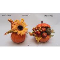 3 X 3.5 PUMPKIN ARRANGMENT W/DECORATION. (N.W. 0.02G/0.044LBS)